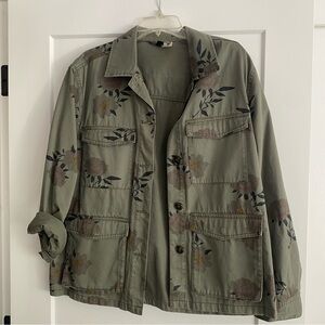 Army green cargo jacket